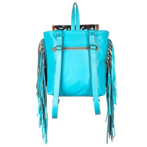 Nueva mochila de cuero de vaca hecha a mano para mujer bolso de cuero - Product Image 2