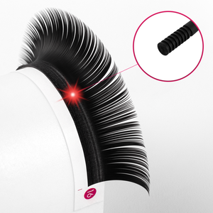 CharmLash bandejas de pestañas cortadas con láser más naturales pestañas hechas a mano más suaves visón extensión de pestañas individuales pestañas de visón al por mayor - Product Image 1