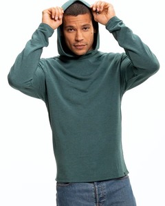 Sudadera con capucha sólida con mangas largas Sudadera con capucha de algodón orgánico PREMIUM Sudadera de manga larga de ajuste estándar - Product Image 5