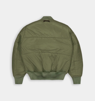 Blouson bomber unisexe vert olive imperméable coupe-vent avec fermeture éclair, motif camouflage, coque en nylon, doublure en coton, style formel