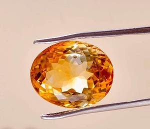 Piedra Preciosa de Citrino Natural Facetada - Gemas de Citrino de Corte Ovalado - Hermosa Piedra Suelta para Hacer Anillos y Otros Artículos de Joyería - Product Image 3