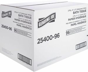 Papier toilette Joe Jumbo Roll authentique, blanc, 2 plis, papier hygiénique commercial haute capacité, 8 rouleaux/boîte (GJO2506008) - Product Image 5