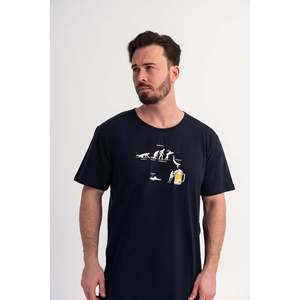 ERKEK P.SUPREM O YAKA KISA KOL TUNIK - AZUL MARINO - AZUL MARINO - Product Image 2