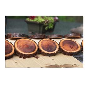 Posavasos de bambú de nogal cuadrado redondo de suministro de fábrica, posavasos de madera con estampado de bebida de cerveza personalizado para decoración del hogar - Product Image 3