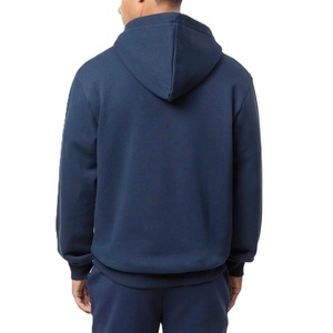 High Quality Heavyweight French Terry Full Zip Hoodie Custom Embroidered Solid Pattern 100% Cotton Winter - Product Image 5