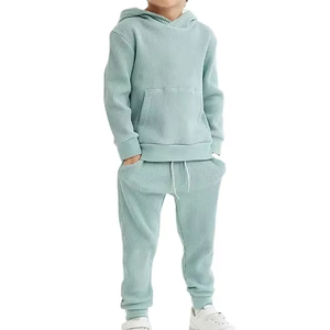 Survêtements personnalisés pour enfants en gros pas cher meilleure qualité 100% survêtements en coton et polyester ensembles de survêtements pour enfants - Product Image 1