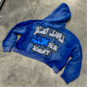 Sudadera con capucha personalizada unisex de invierno para hombre, Sudadera con capucha con estampado DTG lavado con ácido para hombre, sudadera con cremallera 2025 - Product Image 4