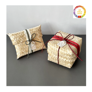 Cesta de bambú hecha a mano ecológica para almacenamiento de regalos Festival y decoración de negocios - Product Image 2