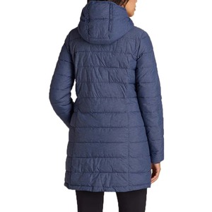 Veste d'hiver longue matelassée pour femme, fermeture éclair, écologique, respirante, col montant, tissu de haute qualité - Product Image 4
