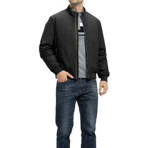 Blouson Bomber Homme Personnalisé en Satin avec Broderie Fine sur le Devant, Style Sportif, Couleurs Variées, Neuf, Hiver, Vente en Gros - Product Image 3