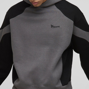 Nouveau survêtement élégant pour hommes, survêtement personnalisé pour hommes, ensemble de survêtement à pattes évasées, 100% coton, survêtement à pattes évasées, ensembles de sweat-shirts à capuche - Product Image 3