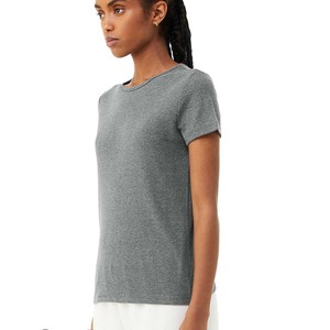 เสื้อยืดผู้หญิงผ้าใบสีเทาเฮเทอร์เบลล่า - Product Image 1