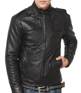 Alta calidad Nuevo diseño de cuero hecho impermeable cuero genuino moda nueva llegada precio razonable nueva chaqueta de cuero para hombres - Product Image 1