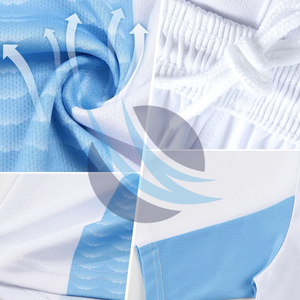 Camisetas de fútbol, conjunto de uniforme de equipo, nombre personalizado, número, kit de fútbol transpirable, ropa deportiva para hombres y niños, traje de entrenamiento, tela de secado rápido - Product Image 6