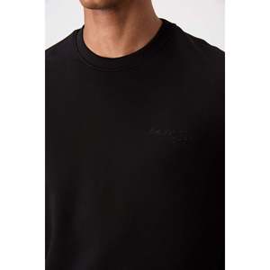 Conjunto Deportivo de Algodón Negro para Hombre, Grueso, Suave, Texturizado, Cómodo, con Bordado, Transpirable, Estilo Casual-85254 - Product Image 4