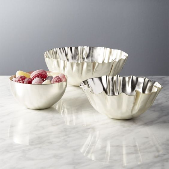 compote bowl vase silver