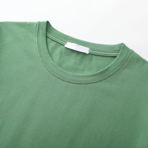 Dernière tendance Arrivée Basics T-Shirt Homme 100% Coton Tricoté Respirant Anti-Rides OEM Service Personnalisé Qualité Durable - Product Image 5