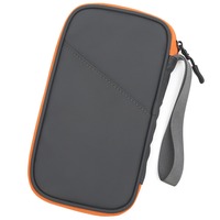 Portefeuille de voyage anti-vol avec logo personnalisé, blocage RFID, porte-passeport, organiseur de documents multifonctionnel, étui avec sangle de poignet
