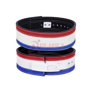 Hebilla de acero ajustable de 10cm para entrenamiento de gimnasio, cinturón de palanca, cómodo, duradero, de cuero genuino, función de levantamiento de pesas, seguridad para Fitness - Product Image 1