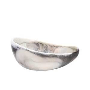 Bol en résine de forme ronde avec cuillère bol sculpté en céramique ensemble de bol de service jetable écologique Style américain cadeau d'affaires maison - Product Image 6