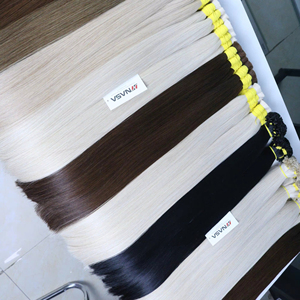 Extensions de cheveux vierges de haute qualité couleur claire vague droite soyeuse grand gros en vrac Vietnam expédition rapide toutes les longueurs - Product Image 1