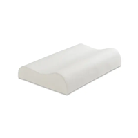 Oreiller cervical rectangulaire personnalisable en mousse à mémoire de forme visco-orthopédique premium 58x40x11/8cm avec gel anti-transpiration et housse
