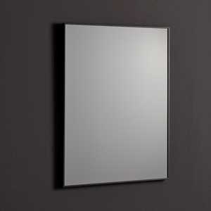 Specchio da Bagno Koricini Design Italiano con Bordo in PVC Nero Opaco 60X80, Arredamento di Lusso in Stile Italiano - Product Image 6