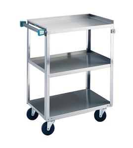 Carrito Utilitario de Acero Inoxidable de 3 Niveles y Capacidad de 300 lb capacidad 15" x 24" - Product Image 2
