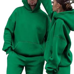 Conjunto de Sudadera con Capucha Extra Grande y Pantalones Deportivos para Hombre, Estilo Urbano Hip Hop, Logotipo Personalizado, Color Personalizado, Felpa de Algodón, Sudaderas con Capucha de Invierno - Product Image 5