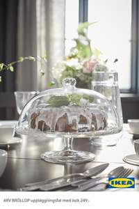 Support à gâteau en verre multifonctionnel avec dôme, utile pour les gâteaux, les présentoirs à fromage et les arrangements de desserts élégants - Product Image 6