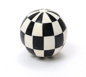 Boules décoratives en os incrusté, disponibles dans toutes les tailles et couleurs, décoration intérieure, artisanat en os, artisanat indien - Product Image 3