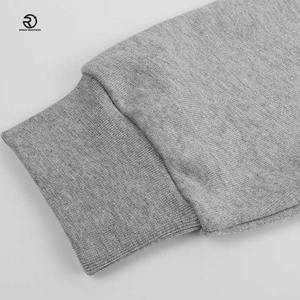 Nouvel arrivage de sweat-shirt pour homme lourd de marque tendance sweat-shirt personnalisé de couleur unie imprimé délavé sweat-shirt col rond frit - Product Image 5