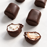 Bonbons au chocolat enrobés de guimauves, guimauves moelleuses et masticables, emballées individuellement, vente en gros directe d'usine OEM/ODM