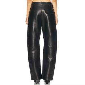 2025 vente en gros femmes mode peau de mouton pantalon en cuir Offre Spéciale nouveau pantalon en cuir de serpent extensible respirant - Product Image 5
