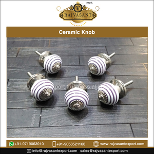 Perillas de gabinete de cerámica de diseño de lujo de alta calidad, las mejores manijas multifunción para puerta de muebles, uso de cocina, Material de aleación de Zinc, gimnasio - Product Image 3