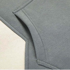 Bonne qualité hommes sweats à capuche à glissière poche double face hommes fermeture éclair vente en gros hiver sweats à capuche respirants en couleur unie avec OEM - Product Image 5