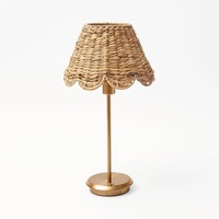Lampe en jacinthe d'eau à base de table, tissée à la main, luminaire suspendu OEM pour la décoration intérieure, variété de couleurs, provenant de l'usine du Vietnam
