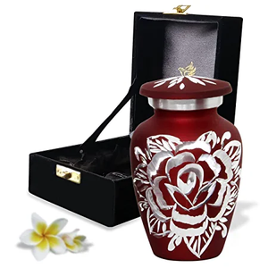 Urna de cremación hecha a mano de latón, urna de alta calidad para cenizas, urnas de cremación hechas de latón - Product Image 1