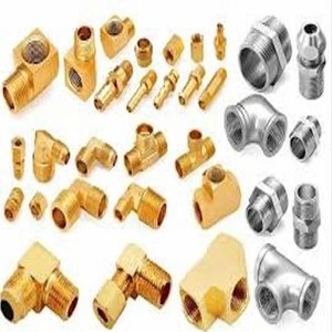 ชิ้นส่วนประกอบสุขภัณฑ์ทองเหลืองคุณภาพเยี่ยมทำจากอินเดียขั้วต่อหกเหลี่ยมทองเหลืองทนทานอุปกรณ์สำหรับงานประปา - Product Image 2