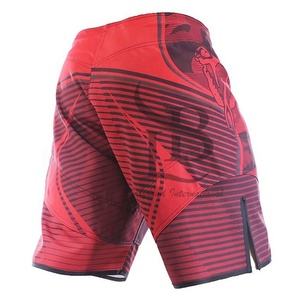 กางเกงขาสั้น MMA สำหรับผู้ชายกางเกงขาสั้นพิมพ์ลายพิมพ์ซับลิเมชันแผงตาข่ายแบบสั่งทำ - Product Image 6