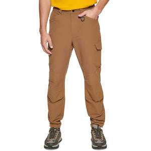 Pantaloni da Uomo in Tela Stile Casual per Escursionismo, Taglia M, Colore Kaki, Impermeabili e Antivento con Imbottitura in Poliestere - Product Image 1