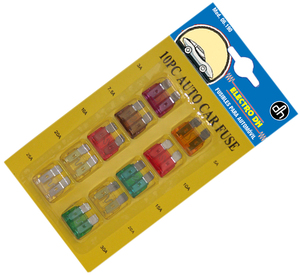 10 fusibili a lama per automobili (Electro DH 06.190) - Product Image 1