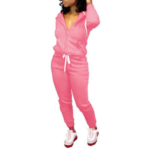 Custom <b>Women</b> 100%cotton Hoodies and <b>Sweatpants</b> Oversized Casual <b>Women</b> Sets Sportswear Hoodies for <b>Women</b> - Product Image 2