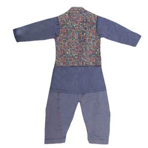 Boys <b>Waistcoat</b> Suit - <b>Purple</b> - Product Image 4