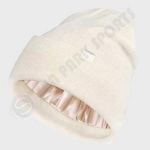 Bonnet en tricot épais et chaud unisexe double couche d'automne et d'hiver avec logo personnalisé - Product Image 4