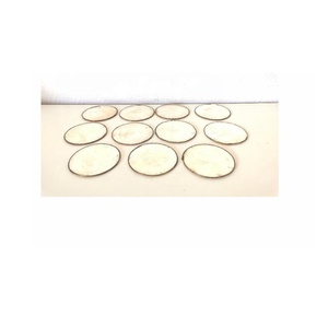 รถไฟเหาะทรงกลมประดับมุกพร้อมชุดที่จับ4ชิ้นของตกแต่งที่รองแก้วโฮมเมด - Product Image 2