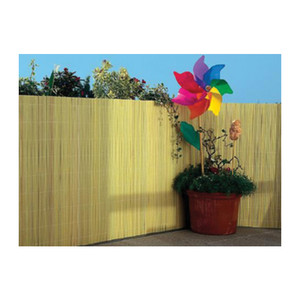 Arella Doppia "Bambù" in PVC, Diametro Canne 16mm, Dimensioni 300x150 cm, Colore Beige - Product Image 1