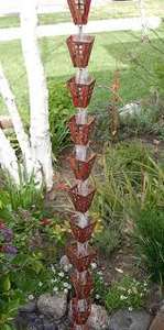 Fuente de jardinería de metal Taza de riego al aire libre para cadena de lluvia de estanque en tamaño requerido personalizado - Product Image 6