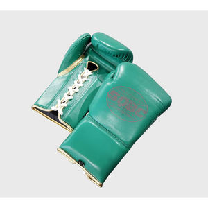 Guantes de boxeo de cuero sintético para entrenamiento profesional, guantes de boxeo de 14OZ personalizados de alta calidad - Product Image 1