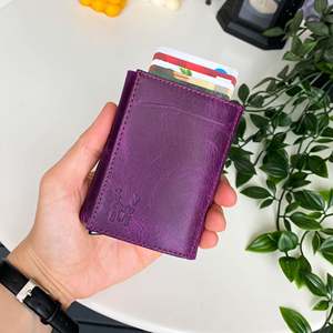 Pescol - Genuine Leather <b>RFID</b> <b>Protection</b> Card Holder/<b>Wallet</b> - Product Image 1